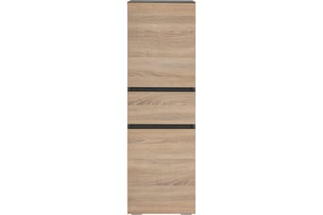 Hudnall Garderob 38x35 cm Låg - Antracit/Vit - Förvaring - Garderober & garderobssystem