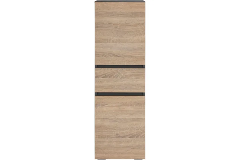 Hudnall Garderob 38x35 cm Låg - Antracit/Vit - Förvaring - Garderober & garderobssystem