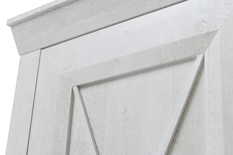 Hurlston Garderob 255 cm - Vit - Förvaring - Garderober & garderobssystem