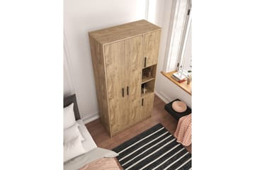 Iskral Garderob 90x177 cm - Brun - Förvaring - Garderober & garderobssystem
