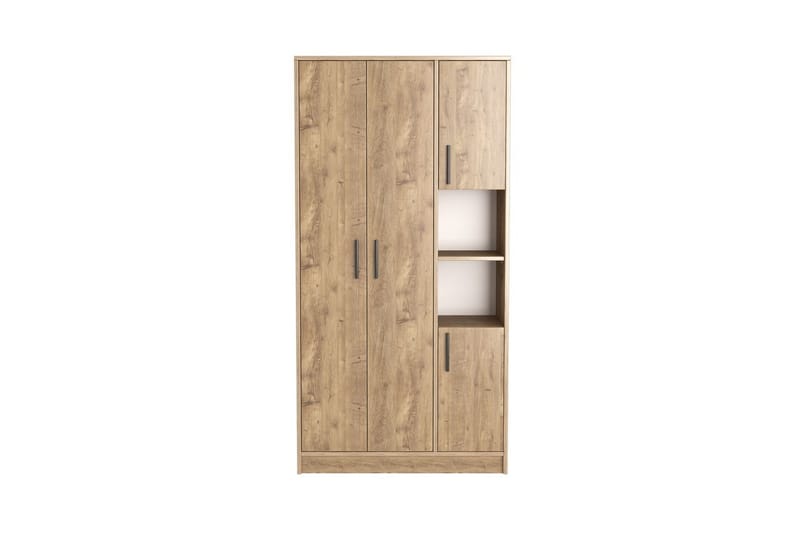 Iskral Garderob 90x177 cm - Brun - Förvaring - Garderober & garderobssystem