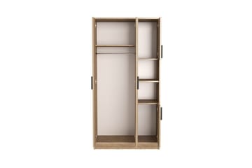 Iskral Garderob 90x177 cm - Brun - Förvaring - Garderober & garderobssystem