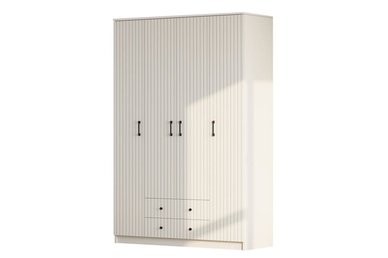 Ivon Garderob 140x210 cm, Matt Vit