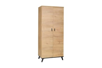 John Garderob 81x55x191 cm - Beige - Förvaring - Garderober & garderobssystem