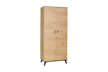 John Garderob 81x55x191 cm - Beige - Förvaring - Garderober & garderobssystem