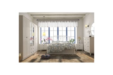 Jovric Garderob 210x184 cm - Matt Vit - Förvaring - Garderober & garderobssystem