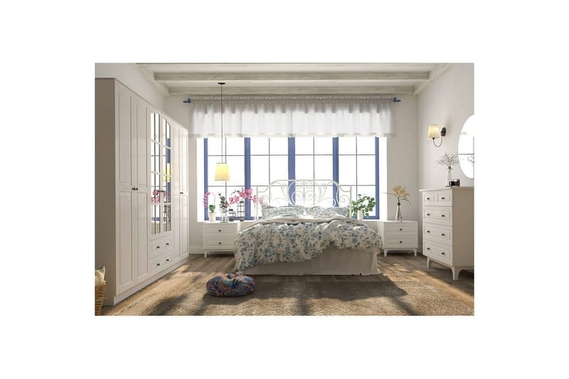 Jovric Garderob 210x210 cm - Matt Vit - Förvaring - Garderober & garderobssystem