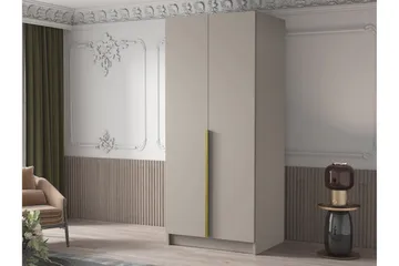 Julissa Garderob 100 cm - Kashmir/Guld - Förvaring - Garderober & garderobssystem