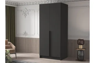 Julissa Garderob 100 cm - Svart - Förvaring - Garderober & garderobssystem