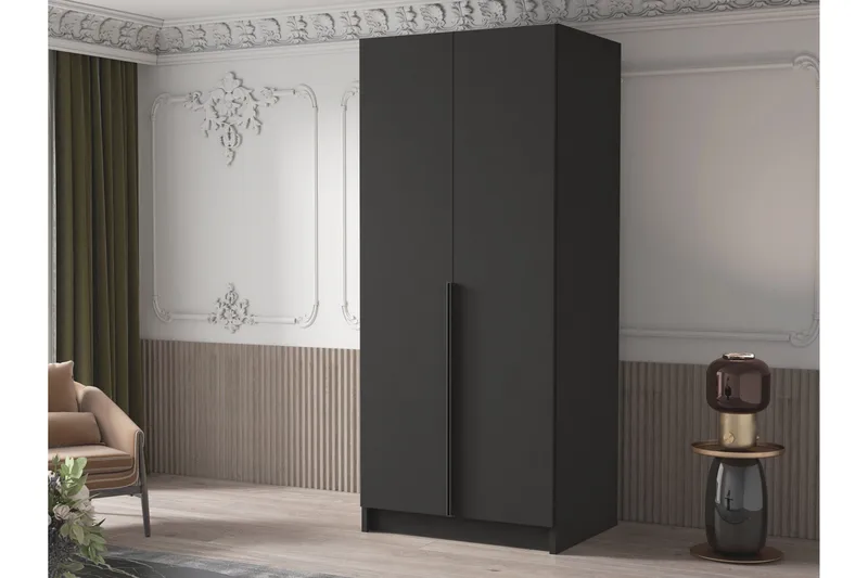 Julissa Garderob 100 cm - Svart - Förvaring - Garderober & garderobssystem