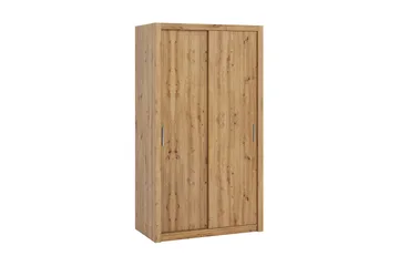 Julissa Garderob 120 cm i Ljust Trä - Beige - Förvaring - Garderober & garderobssystem