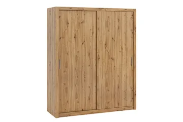Julissa Garderob 180 cm i Trä - Beige - Förvaring - Garderober & garderobssystem
