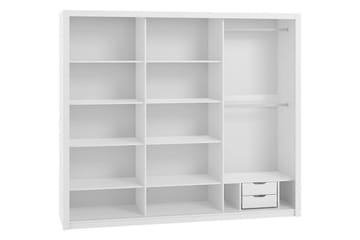 Julissa Garderob 250 cm med Spegel - Natur - Förvaring - Garderober & garderobssystem