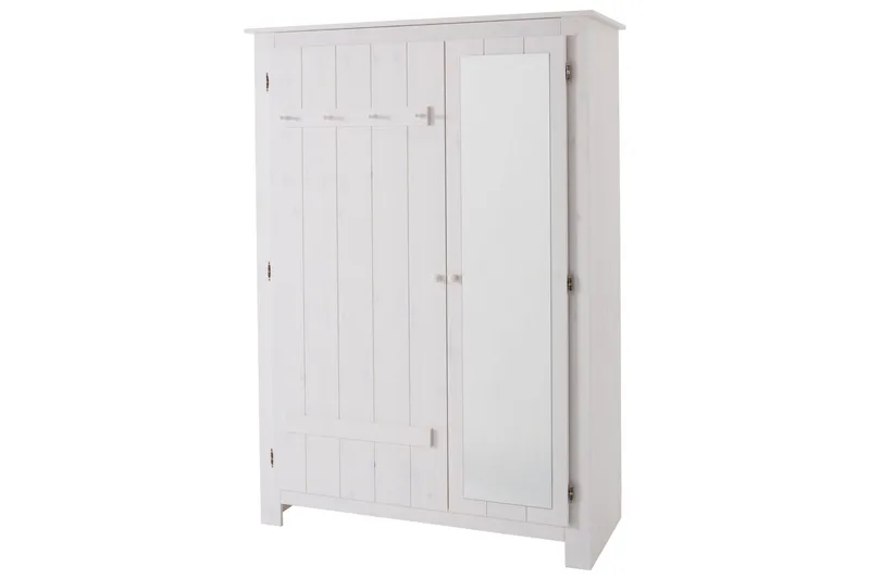 Kagomiel Garderob m. Spegel, Vit