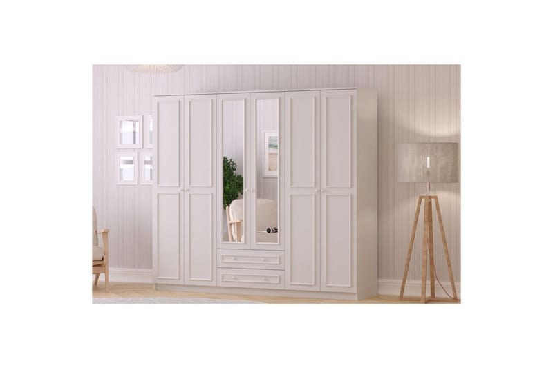 Kovric Garderob 210x210 cm - Matt Vit - Förvaring - Garderober & garderobssystem