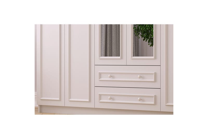 Kovric Garderob 210x210 cm - Matt Vit - Förvaring - Garderober & garderobssystem