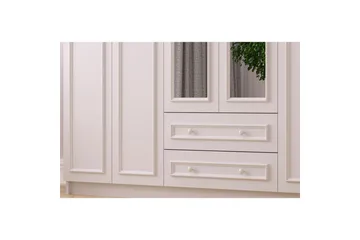 Kovric Garderob 210x210 cm - Matt Vit - Förvaring - Garderober & garderobssystem