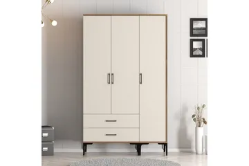 Kumsal Garderob 120 cm - Cream - Förvaring - Garderober & garderobssystem