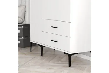 Kumsal Garderob 120 cm - Vit - Förvaring - Garderober & garderobssystem