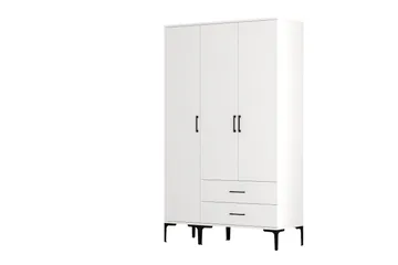 Kumsal Garderob 120 cm - Vit - Förvaring - Garderober & garderobssystem