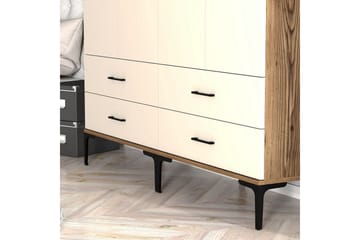 Kumsal Garderob 160 cm - Cream - Förvaring - Garderober & garderobssystem