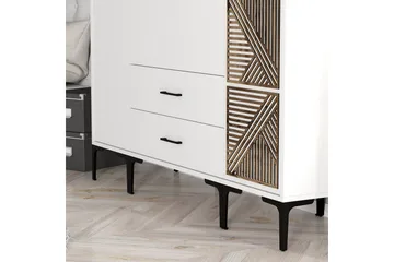 Kumsal Garderob 160 cm - Vit - Förvaring - Garderober & garderobssystem