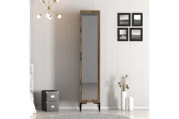 Kumsal Garderob 40 cm i Trä och Glas - Brun - Förvaring - Garderober & garderobssystem