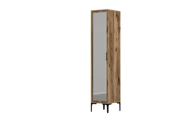 Kumsal Garderob 40 cm i Trä och Glas - Brun - Förvaring - Garderober & garderobssystem