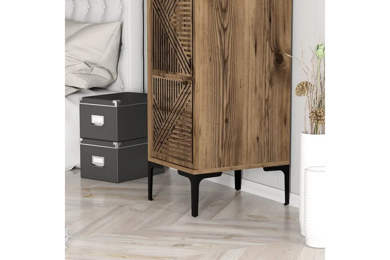 Kumsal Garderob 40 cm - Valnöt - Förvaring - Garderober & garderobssystem