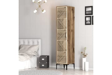 Kumsal Garderob 40x47,5 cm - Valnöt/Cream - Förvaring - Garderober & garderobssystem