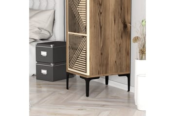 Kumsal Garderob 40x47,5 cm - Valnöt/Cream - Förvaring - Garderober & garderobssystem