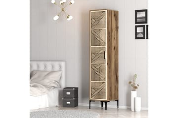 Kumsal Garderob 40x47,5 cm - Valnöt/Cream - Förvaring - Garderober & garderobssystem