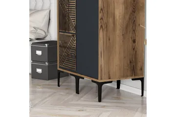 Kumsal Garderob 80 cm - Antracit - Förvaring - Garderober & garderobssystem