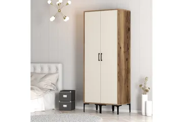 Kumsal Garderob 80 cm - Cream - Förvaring - Garderober & garderobssystem