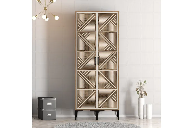 Kumsal Garderob 80 cm - Cream - Förvaring - Garderober & garderobssystem