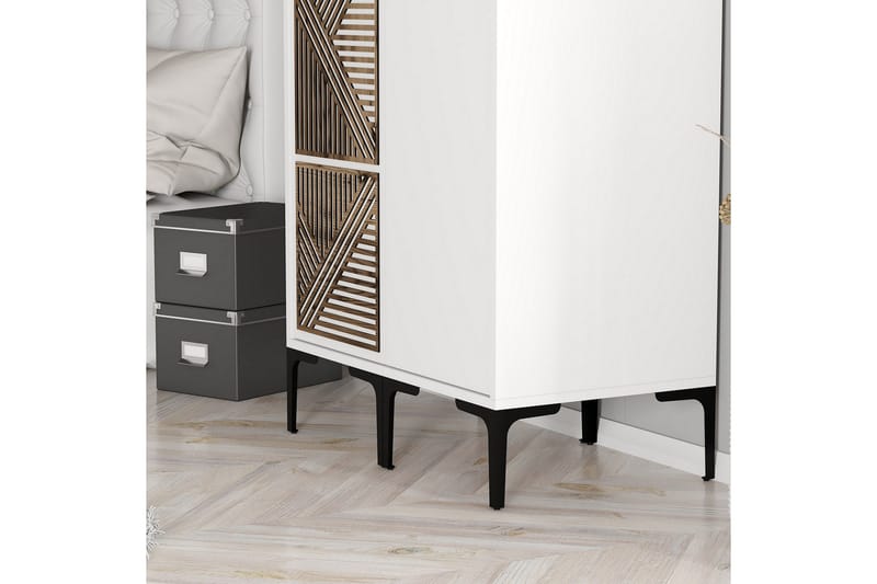 Kumsal Garderob 80 cm - Vit - Förvaring - Garderober & garderobssystem