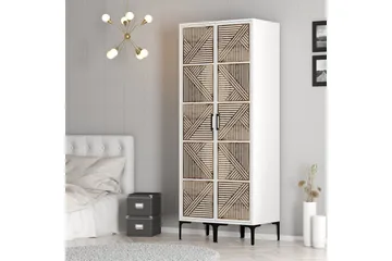 Kumsal Garderob 80 cm - Vit - Förvaring - Garderober & garderobssystem