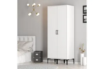 Kumsal Garderob 80 cm - Vit - Förvaring - Garderober & garderobssystem