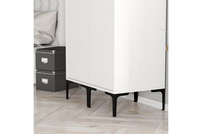 Kumsal Garderob 80 cm - Vit - Förvaring - Garderober & garderobssystem