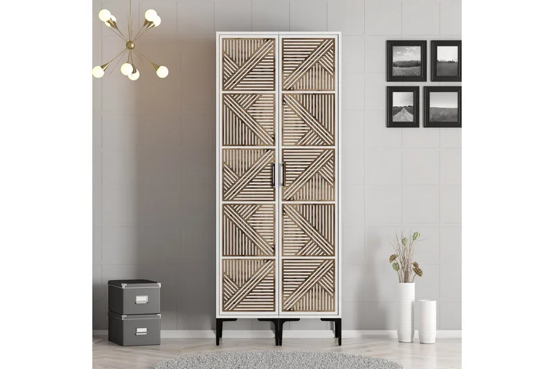 Kumsal Garderob 80 cm - Vit - Förvaring - Garderober & garderobssystem