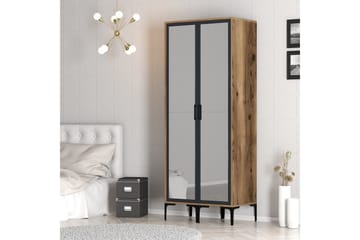 Kumsal Garderob med Spegel - Antracit - Förvaring - Garderober & garderobssystem