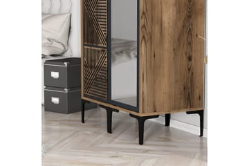 Kumsal Garderob med Spegel - Antracit - Förvaring - Garderober & garderobssystem