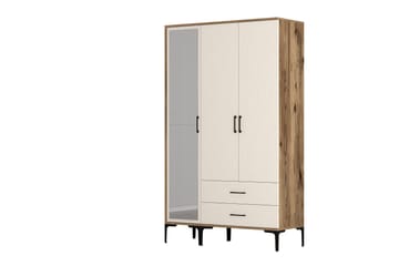 Kumsal Garderob med Spegel - Cream - Förvaring - Garderober & garderobssystem