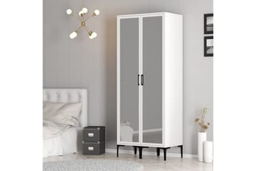 Kumsal Garderob med Spegel - Vit - Förvaring - Garderober & garderobssystem