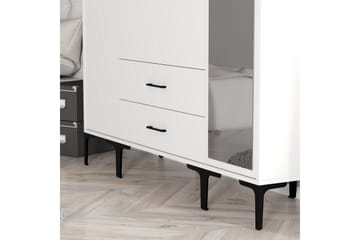 Kumsal Garderob med Spegel - Vit - Förvaring - Garderober & garderobssystem