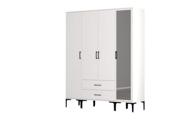 Kumsal Garderob med Spegel - Vit - Förvaring - Garderober & garderobssystem