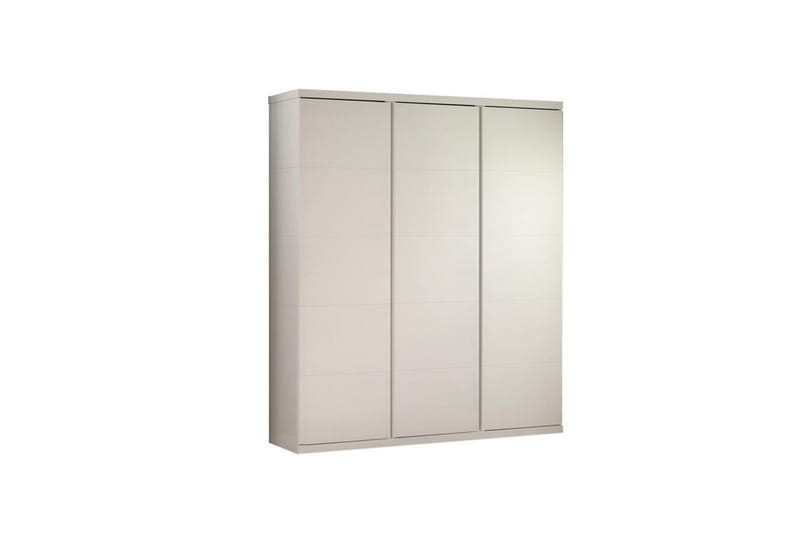 Lara Garderob 166 cm i Målat Trä, Offwhite