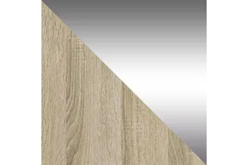 Leila Garderob 150 cm Skjutdörrar Smal Spegel - Ljus Ek - Förvaring - Garderober & garderobssystem