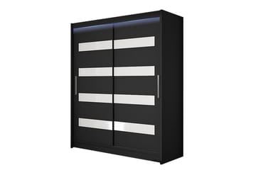 Leila Garderob 150x200 cm - Svart - Förvaring - Garderober & garderobssystem