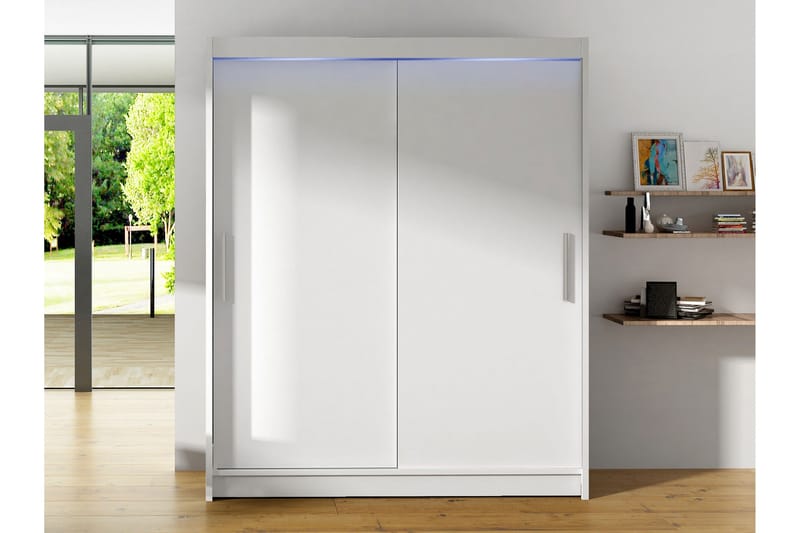 Leila Garderob 150x200 cm - Vit - Förvaring - Garderober & garderobssystem